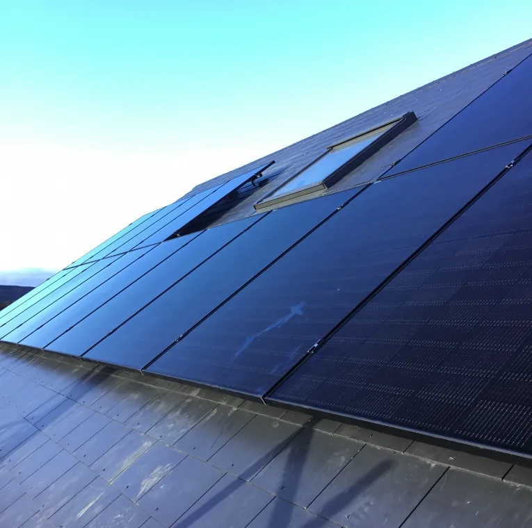 Panels fitted around roof windows